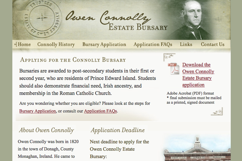 Owen Connolly Estate Bursary